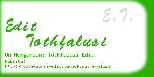 edit tothfalusi business card